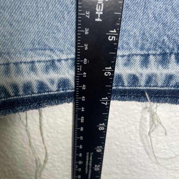 Superdry Womens Skirt Size 28 Light Wash Denim Blue Jean Unlined Casual Pockets - Picture 5 of 16